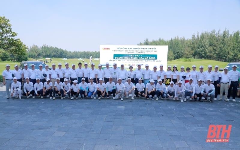 Gần 150 Golfer tham gia Giải Golf Doanh nhân Thanh Hóa mở rộng