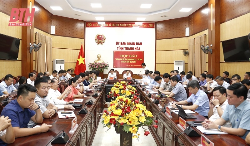 UBND tỉnh Thanh Hóa họp báo thường kỳ Quý III/2024