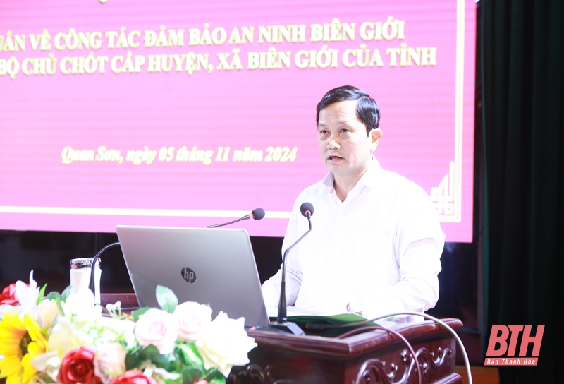 Tập huấn công tác đảm bảo an ninh biên giới