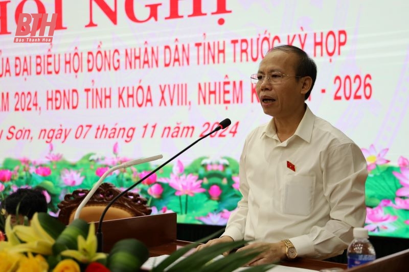 Cử tri huyện Triệu Sơn đề nghị nâng cấp hạ tầng giao thông, đê điều trên địa bàn