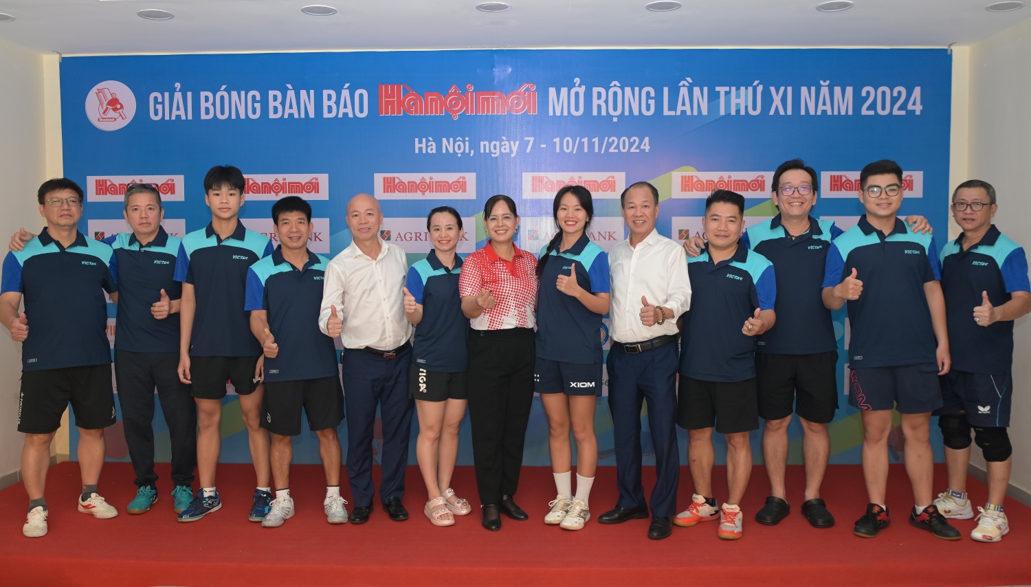 Khởi tranh Giải bóng bàn Báo Hà Nội Mới mở rộng 2024