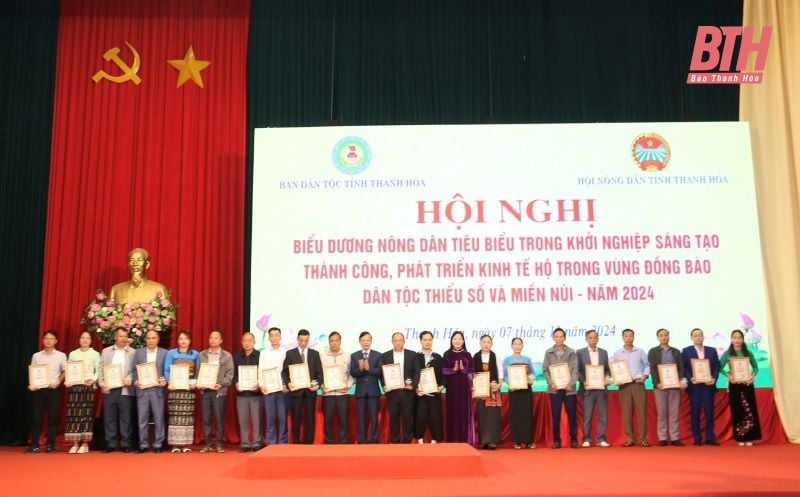 Biểu dương nông dân tiêu biểu vùng đồng bào dân tộc thiểu số và miền núi khởi nghiệp sáng tạo thành công