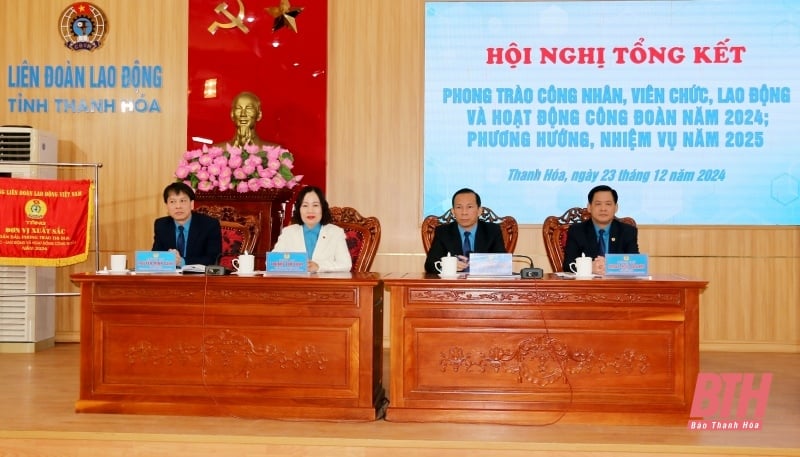 Công đoàn Thanh Hoá xuất sắc dẫn đầu phong trào thi đua công nhân, viên chức, lao động và hoạt động công đoàn năm 2024