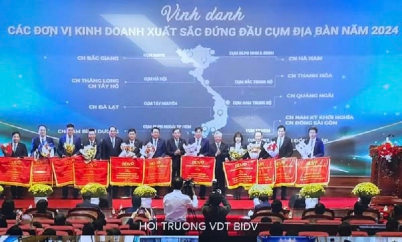 BIDV Thanh Hóa là đơn vị kinh doanh xuất sắc đứng đầu cụm Bắc Trung Bộ năm 2024