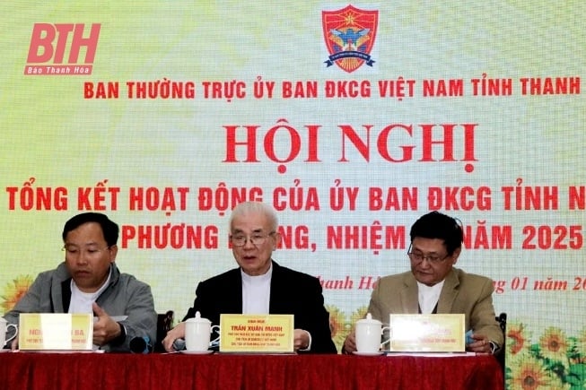 Ủy ban Đoàn kết Công giáo tỉnh Thanh Hóa tổng kết hoạt động năm 2024, triển khai nhiệm vụ năm 2025