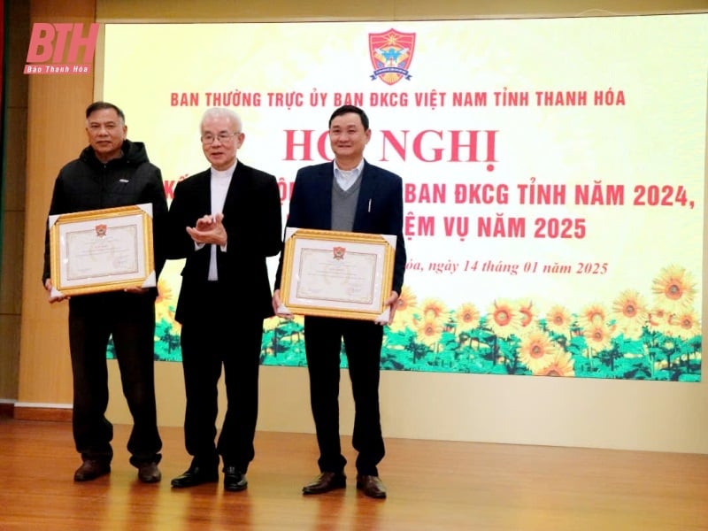 Ủy ban Đoàn kết Công giáo tỉnh Thanh Hóa tổng kết hoạt động năm 2024, triển khai nhiệm vụ năm 2025