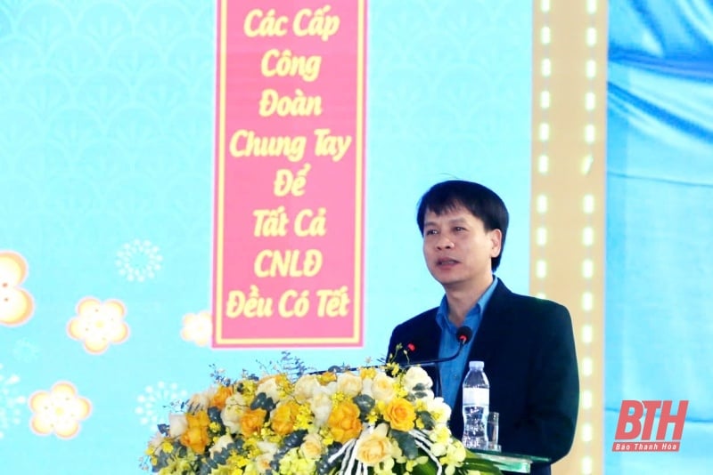 “Tết sum vầy - Xuân ơn Đảng” năm 2025 cho người lao động Khu kinh tế Nghi Sơn và các khu công nghiệp tỉnh Thanh Hóa