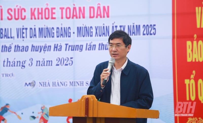 Hà Trung: Hơn 350 VĐV tham gia Giải cầu lông, bóng bàn, pickleball, việt dã mừng Xuân Ất Tỵ năm 2025