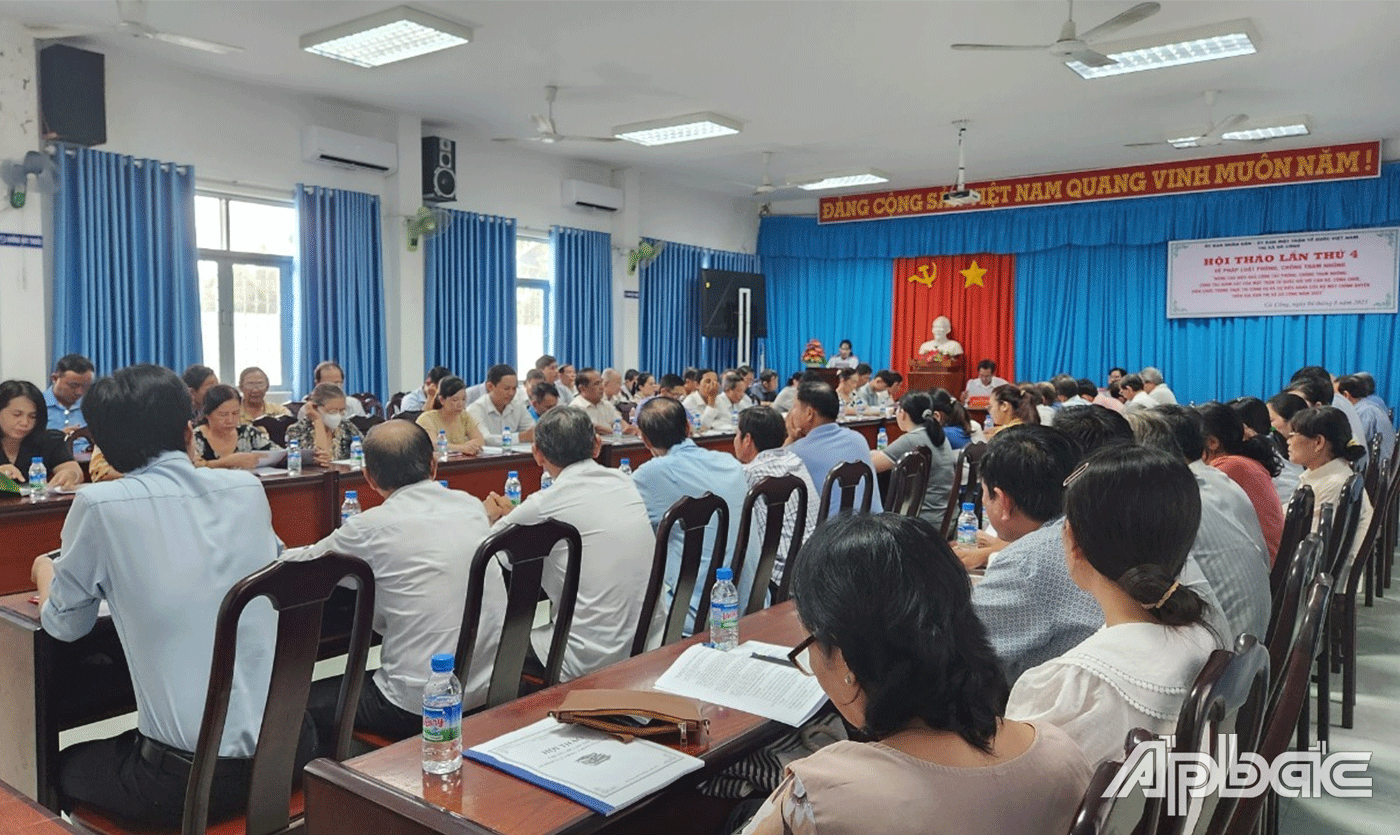 Quang cảnh hội thảo.