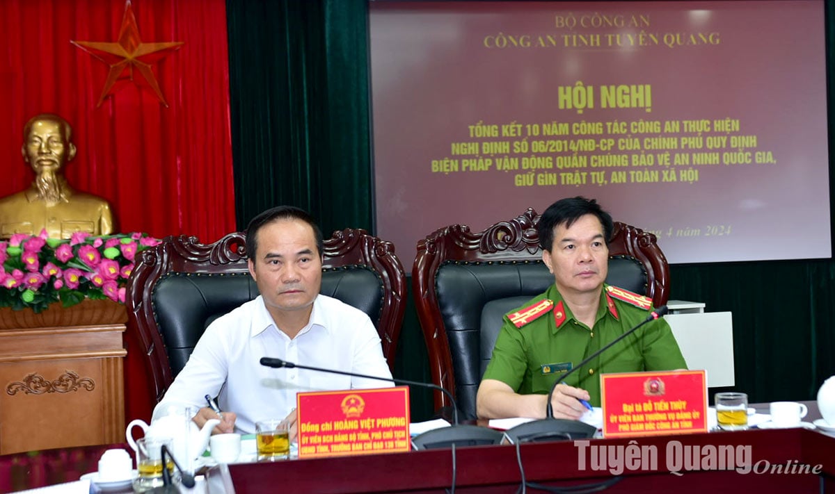 Tuyên Quang phát huy vai trò quần chúng nhân dân trong bảo vệ an ninh quốc gia, giữ gìn trật tự, an toàn xã hội