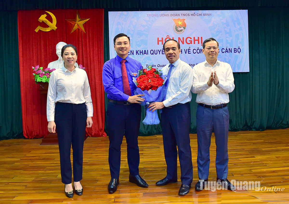 Phó Trưởng ban Tuyên giáo Trung ương Đoàn làm Phó Bí thư Tỉnh đoàn Tuyên Quang