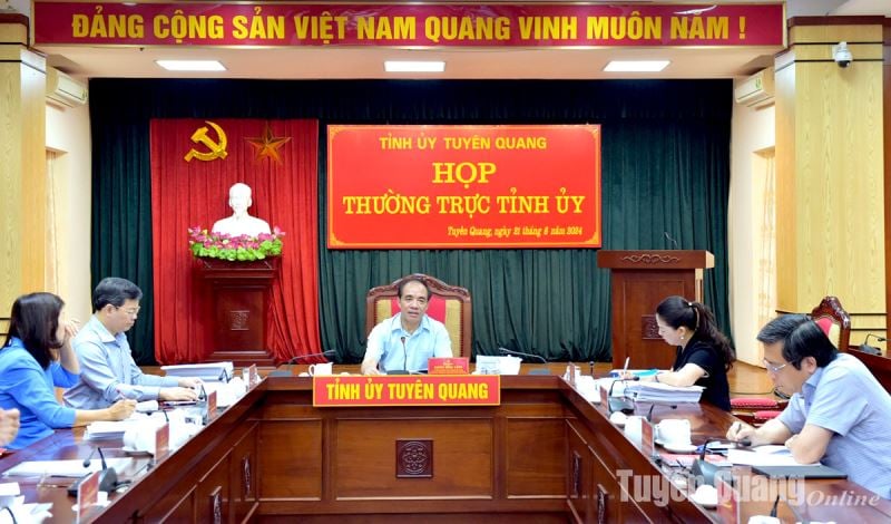 Thường trực Tỉnh ủy họp cho ý kiến vào một số chủ trương mới