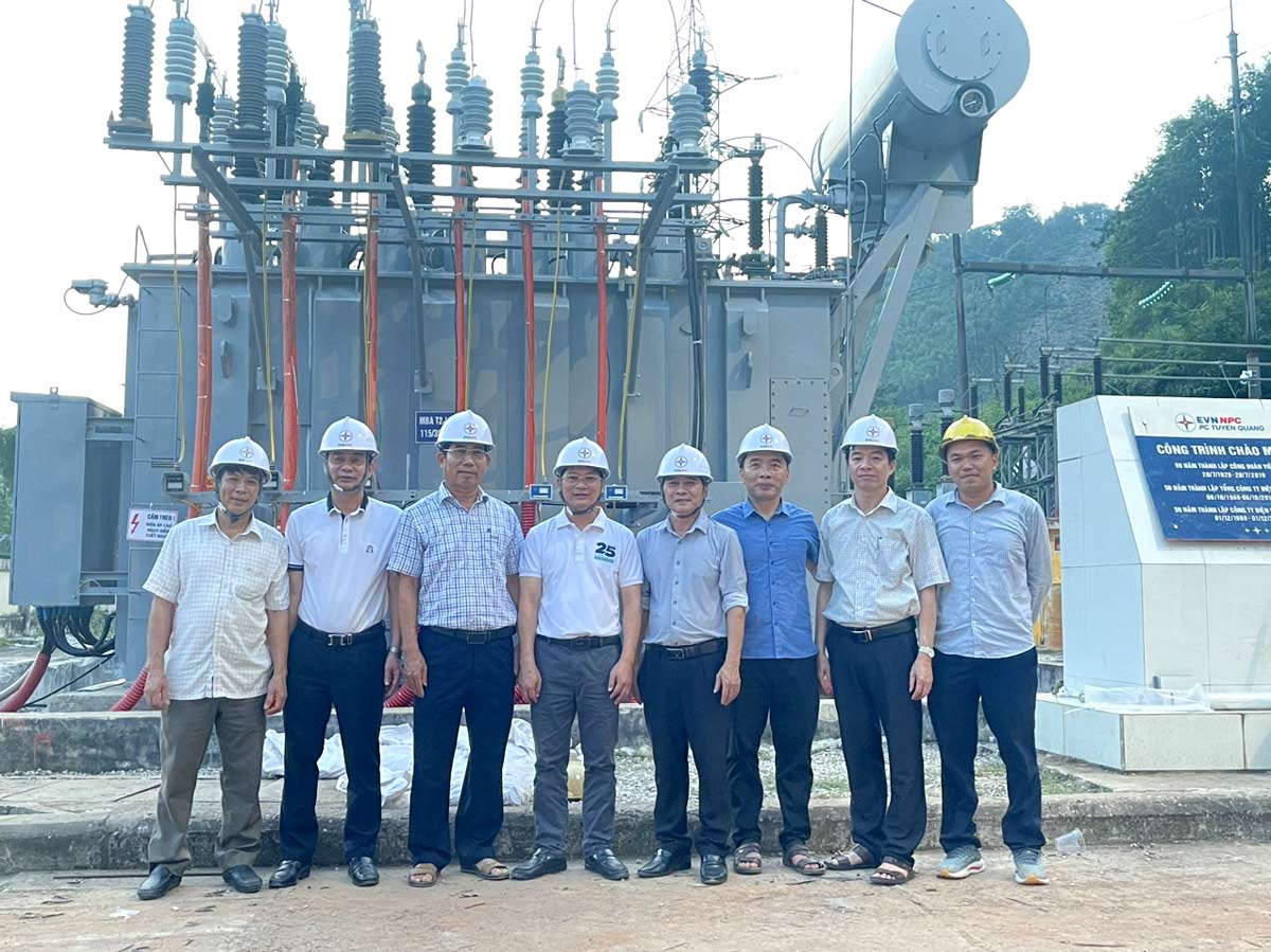 Dynamisation du projet d'augmentation de la capacité du transformateur T2, poste de transformation 110 kV de Son Duong