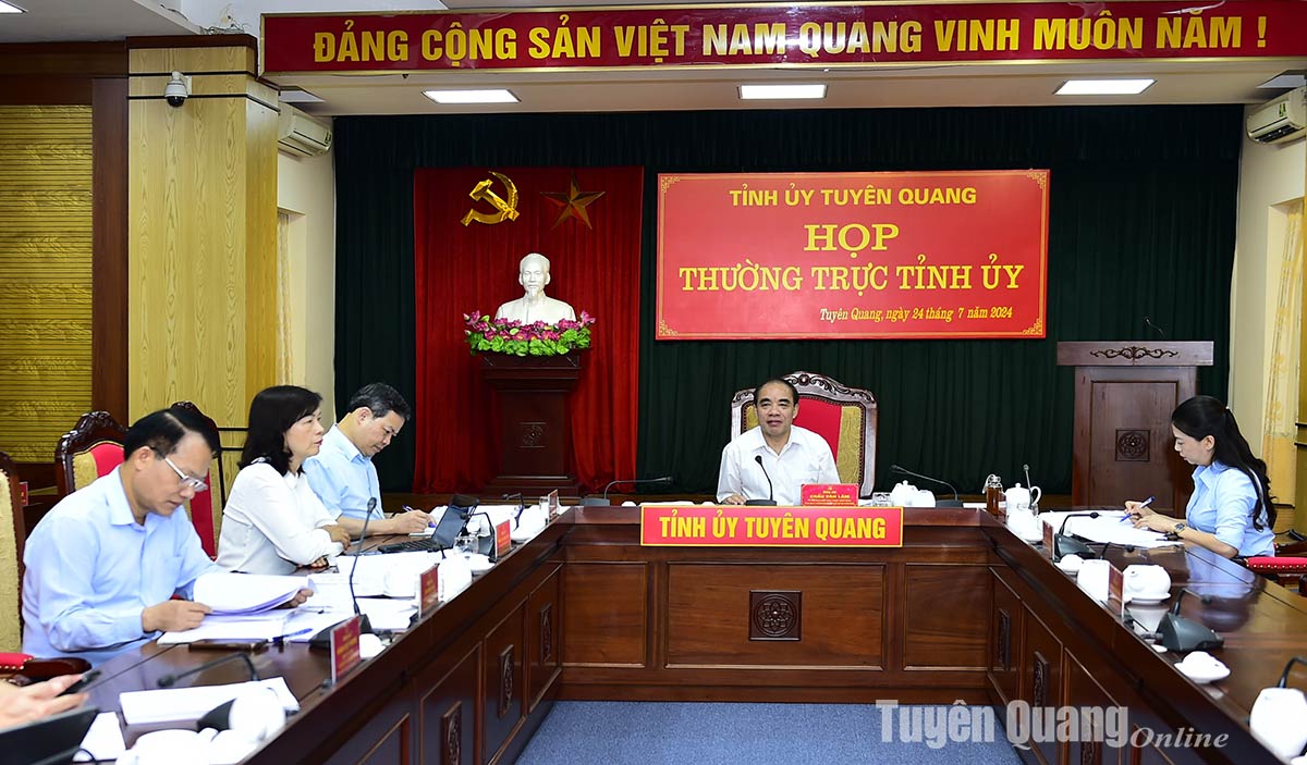 Thường trực Tỉnh ủy cho ý kiến vào một số chủ trương tiếp nhận viện trợ và chủ trương đầu tư