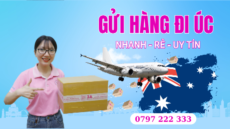 Công ty gửi quần áo đi Úc 3A Express chuyên nghiệp