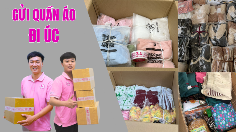  Vận chuyển quần áo sang Úc