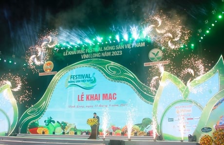 Chủ tịch UBND tỉnh Vĩnh Long Lữ Quang Ngời phát biểu khai mạc và tuyên bố khai mạc Festival.