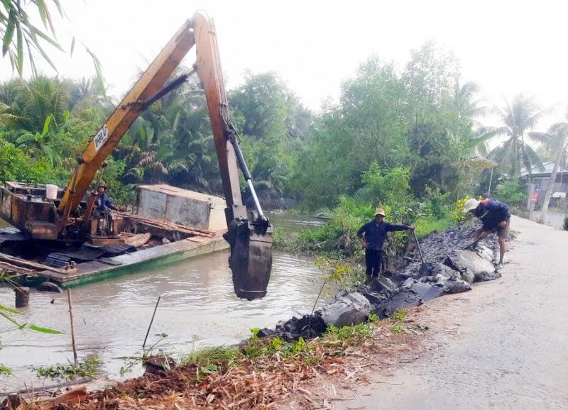 Địa phương chủ động thực hiện các biện pháp ứng phó thiên tai.