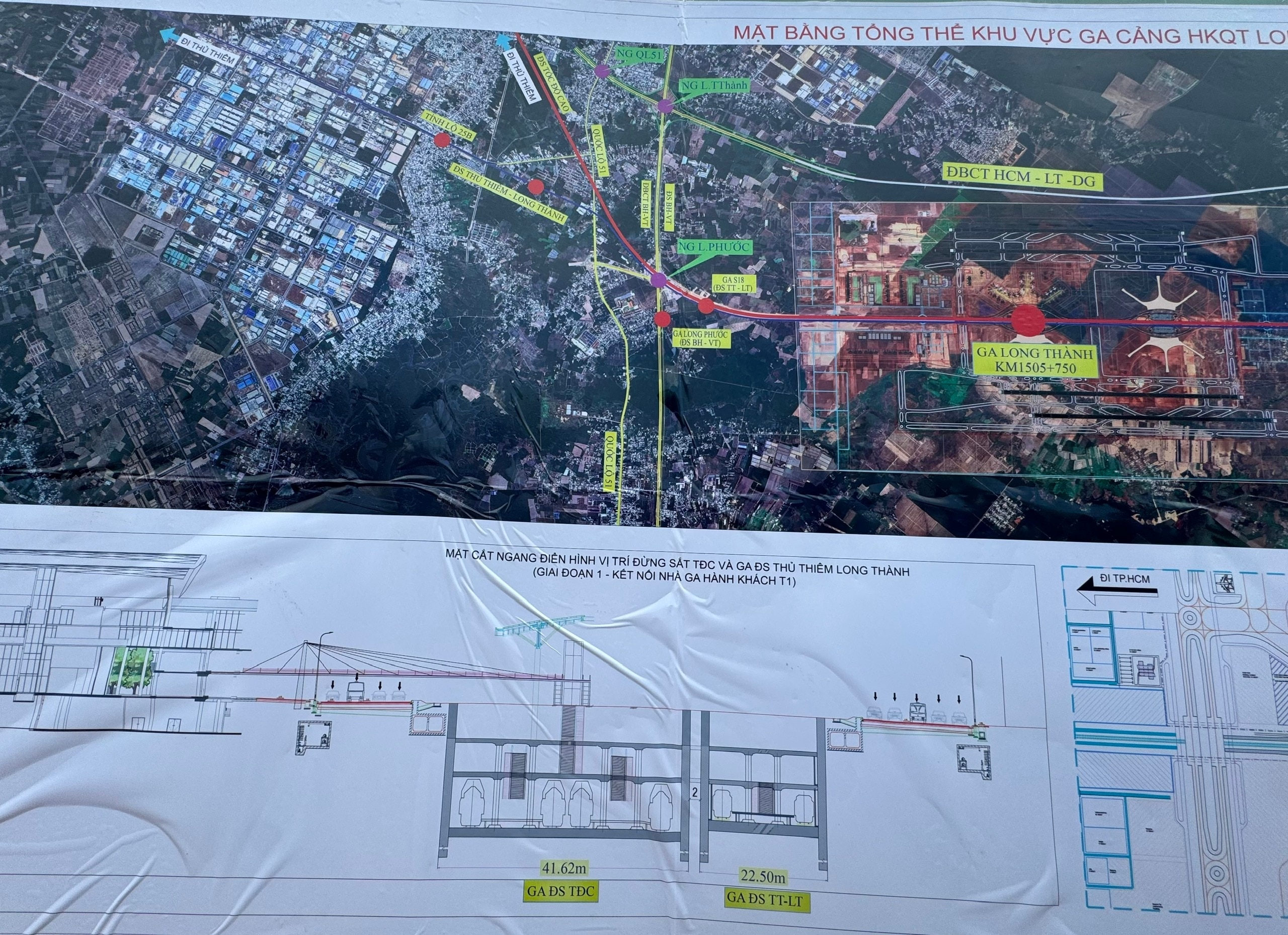 Khảo sát vị trí đường sắt tốc độ cao ở sân bay Long Thành- Ảnh 7.