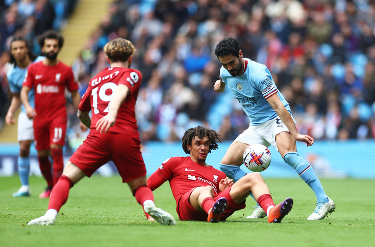 Thi đấu khá tệ ở hiệp hai khiến Liverpool nhận thất bại nặng nề trước Man City - Ảnh: REUTERS