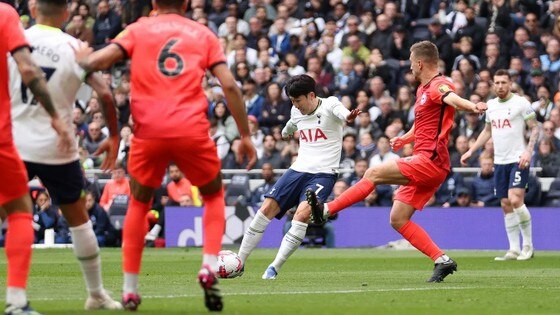 Son Heung-min makes it 100 as Tottenham beat Brighton 2-1