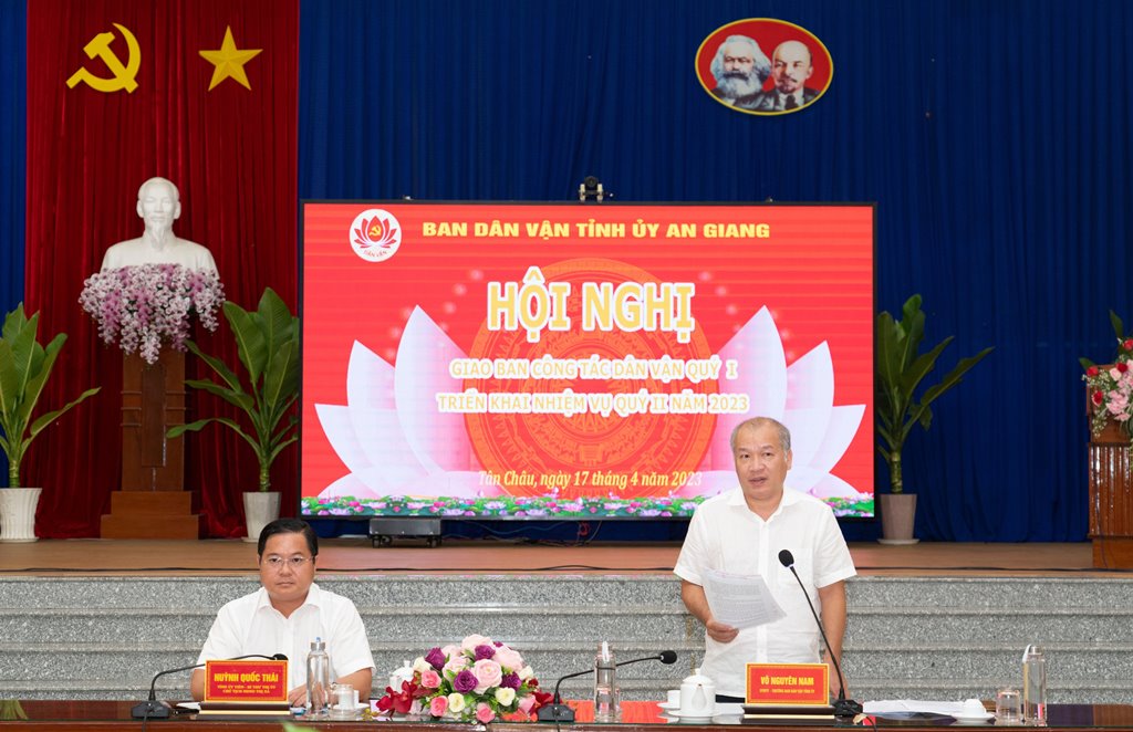 An Giang delivers a meeting on mass mobilization in the first quarter ...