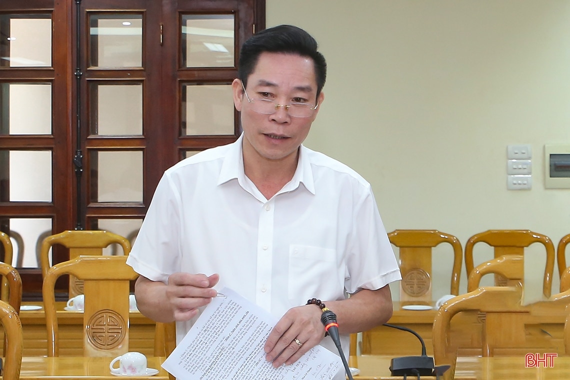 Thứ trưởng Bộ Nội vụ đánh giá cao việc thực hiện Luật Hoạt động chữ thập đỏ tại Hà Tĩnh
