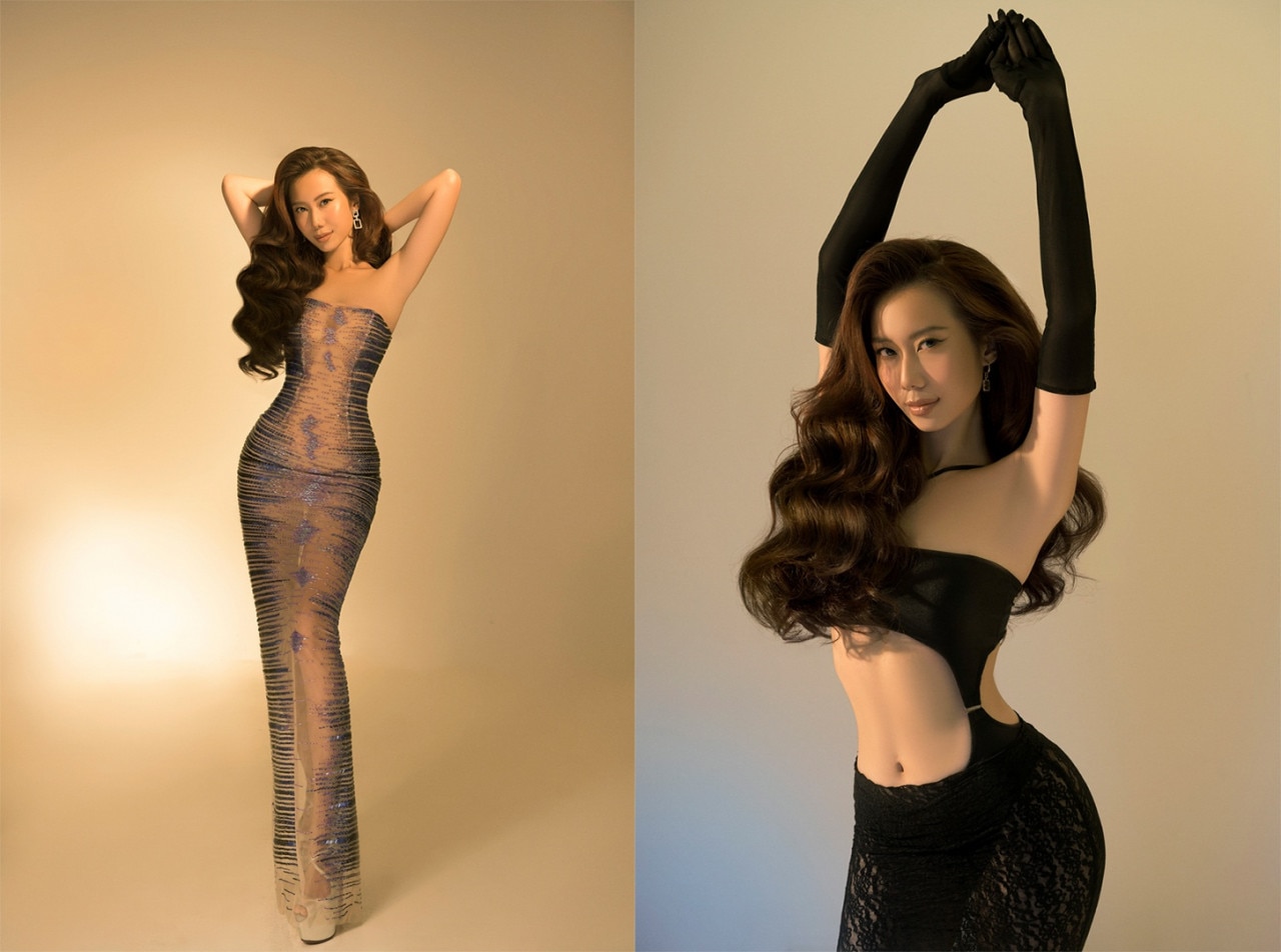 Ngắm đường cong nóng bỏng của thí sinh Hoa hậu Hòa bình Việt Nam 2023 3
