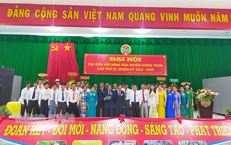 Đại hội Hội Nông dân huyện Giồng Trôm thành công tốt đẹp - Vietnam.vn