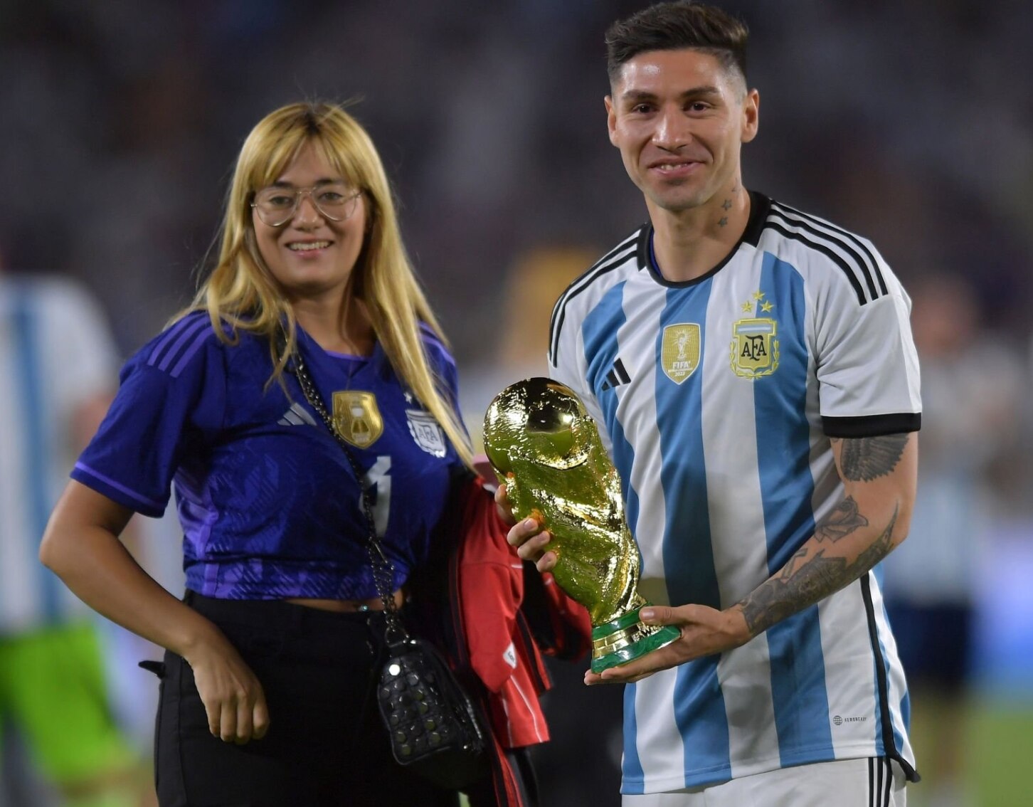 Người hùng World Cup của đội tuyển Argentina chia tay chuyến du đấu châu Á - Ảnh 1.