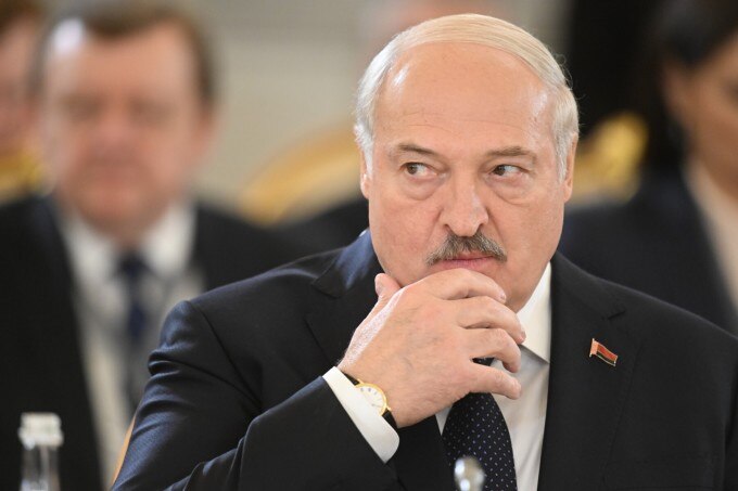 Tổng thống Belarus Alexander Lukashenko tham dự một cuộc họp tại Điện Kremlin, Nga ngày 25/5. Ảnh: AFP