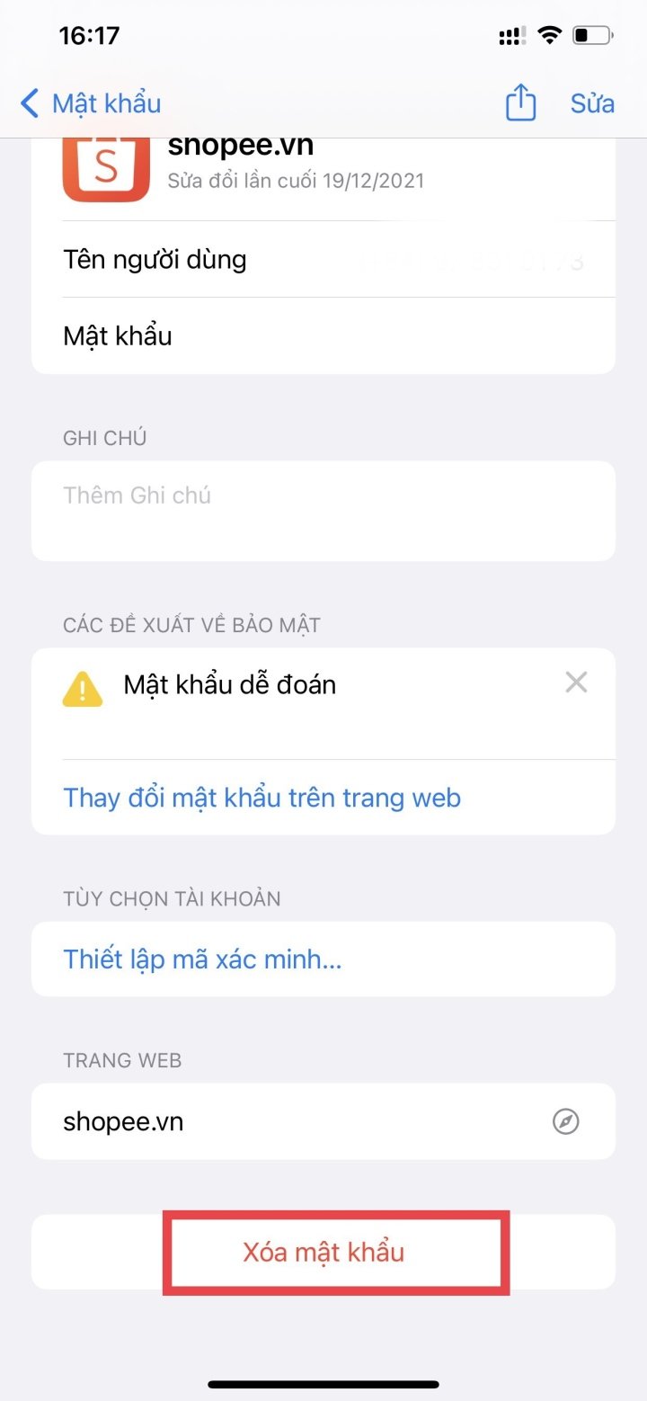 Как удалить сохраненные пароли на iPhone - Vietnam.vn