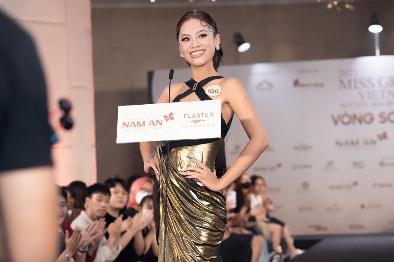 Miss Grand Vietnam 2023: Nhiều thí sinh hô tên kèm đọc thơ, gằn giọng 7