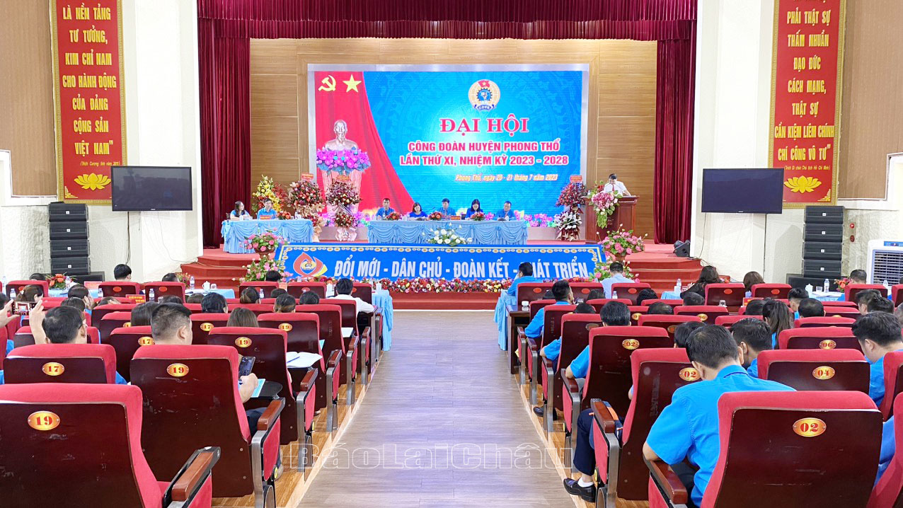 The 2023th Phong Tho District Trade Union Congress, term 2028-XNUMX ...