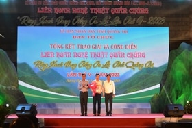 Tổng kết, trao giải Liên hoan nghệ thuật quần chúng “Rừng xanh vang tiếng Ta Lư” lần thứ V - năm 2023