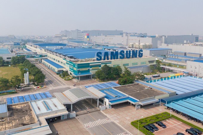 Viglacera là chủ đầu tư Khu công nghiệp Yên Phong (Bắc Ninh), nơi đặt nhà máy sản xuất của Samsung. Ảnh: VGC