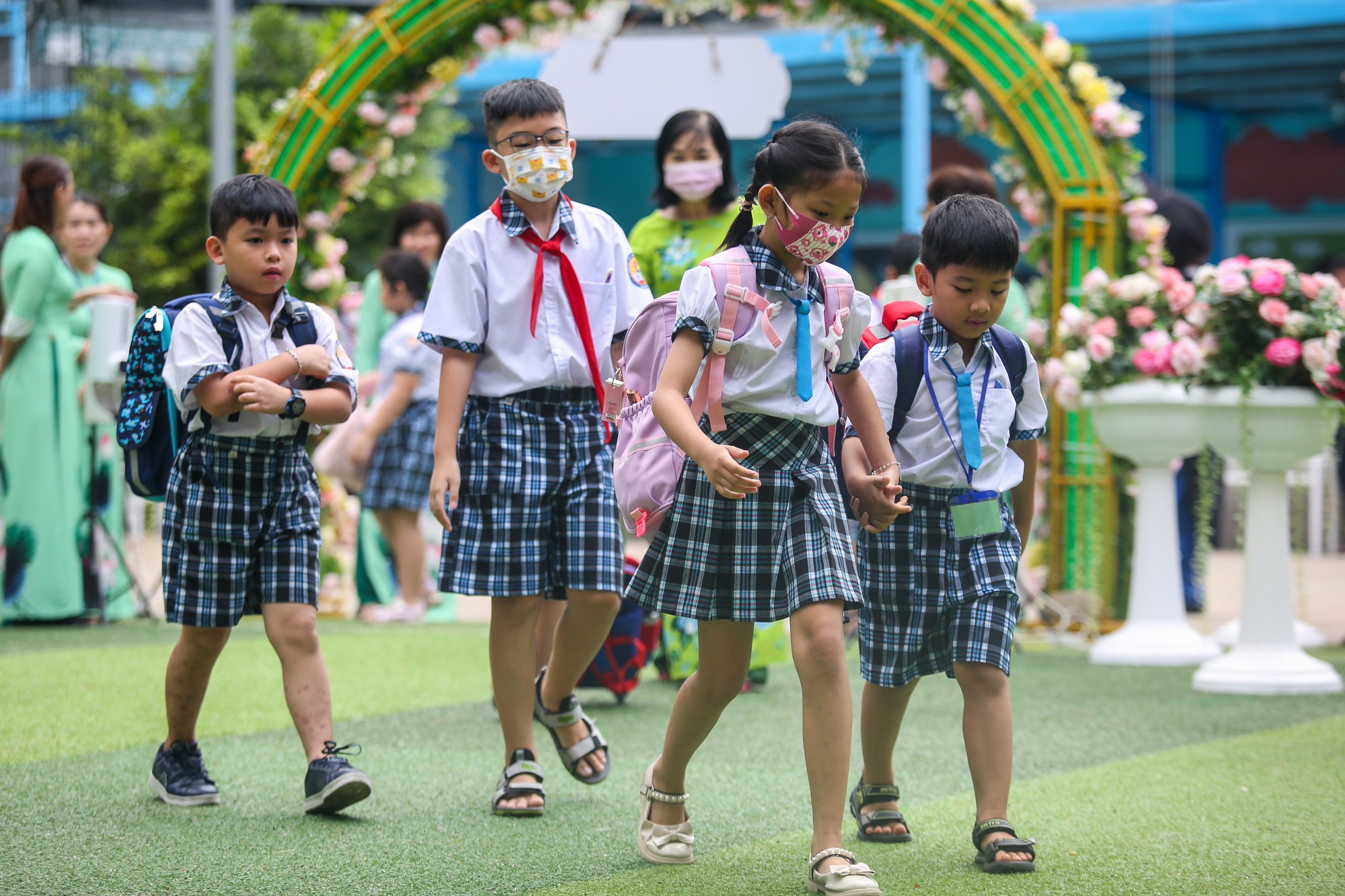 Kindergarten And Primary School Children Smile To Their Fullest When ...