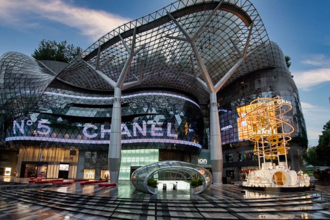 At ION Orchard, witness Chanel's tallest festive installation in