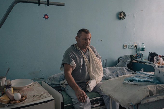 Hình ảnh thương binh Ukraine tại một bệnh viện ở thành phố Dnipro được đăng hồi tháng 5. Ảnh: Washington Post