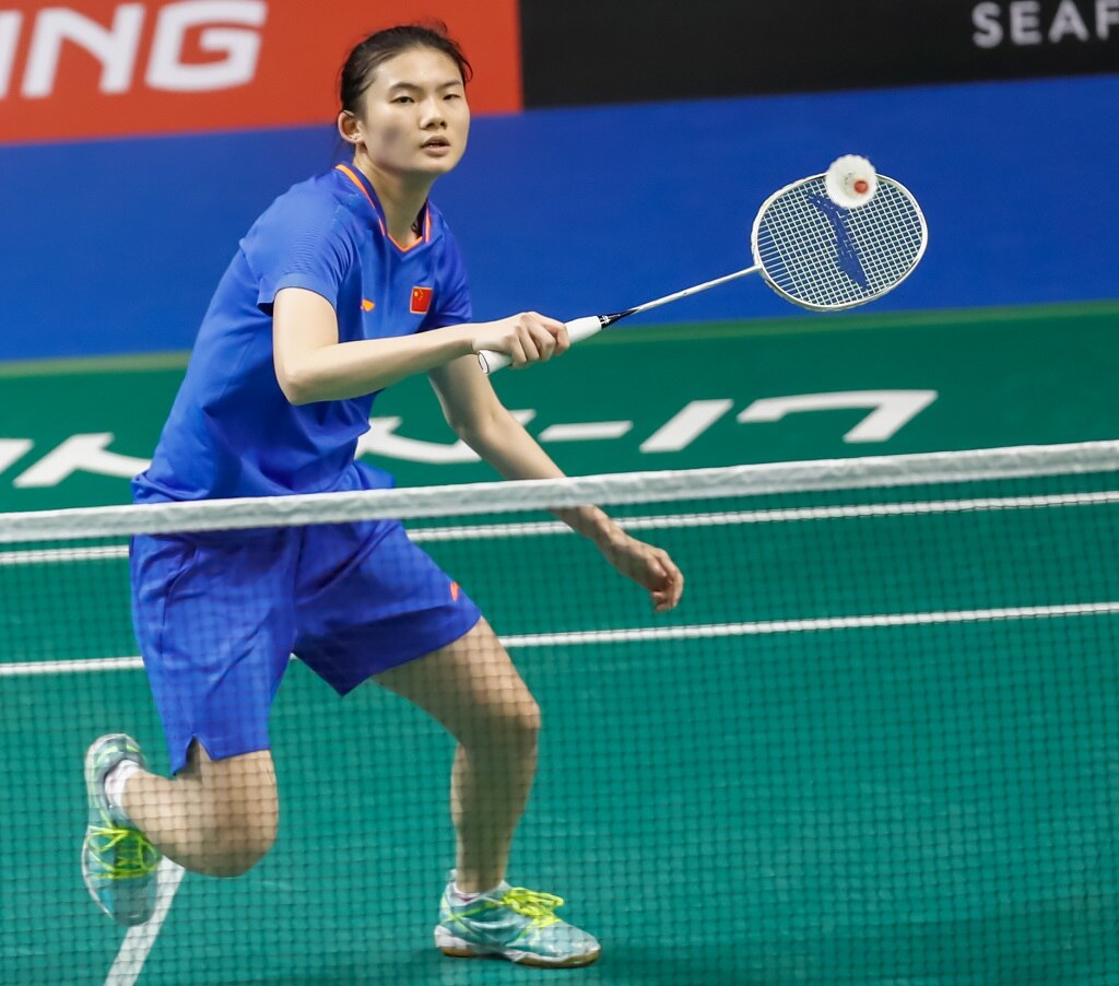 Nguyễn Thùy Linh tạo bất ngờ lớn ở giải cầu lông Trung Quốc mở rộng - Ảnh 3.
