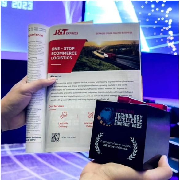 Hạng mục “Giải pháp quản lý, vận hành thông minh” của J&amp;T Express mang về giải thưởng &quot;Enterprise Software - Logistics&quot; ảnh 2