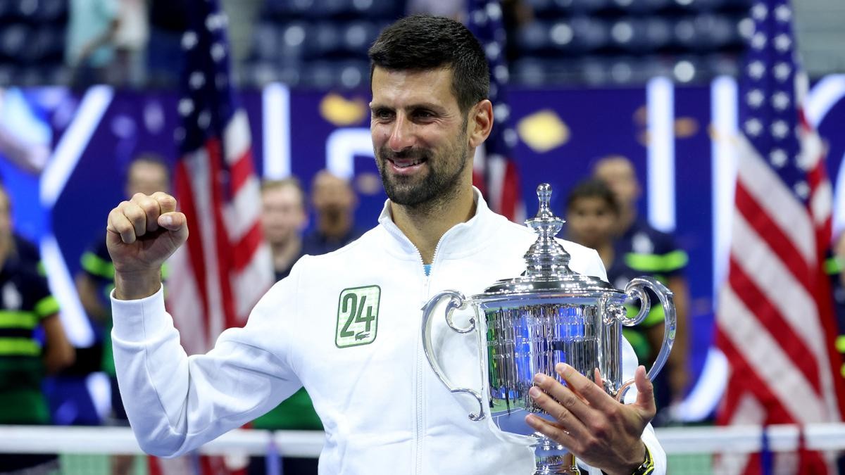 Winning the US Open 2023, Novak Djokovic equals the world tennis record