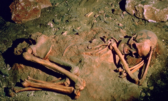 An example of a Paleolithic tomb in France. Photo: CM Dixon/Print Collector/Getty