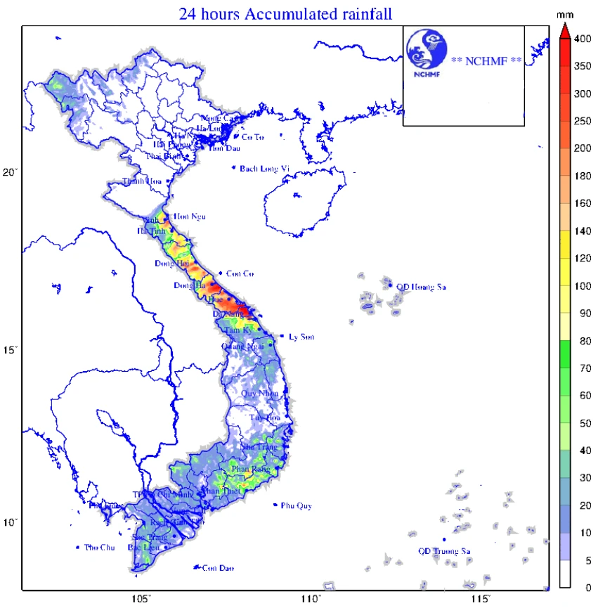 Heavy rain from Ha Tinh to Binh Dinh - Vietnam.vn