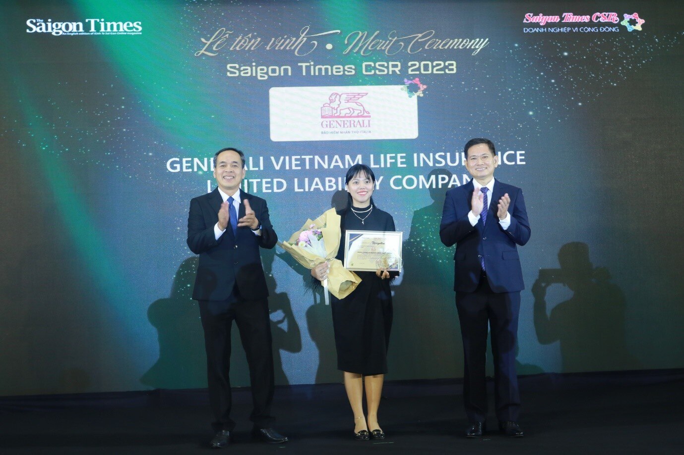 Generali vinh dự nhận giải thưởng &quot;Doanh nghiệp vì cộng đồng - Saigon Times CSR&quot; năm 2023