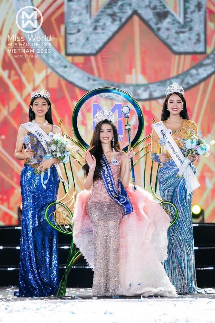 Huynh Tran Y Nhi was crowned Miss World Vietnam 2023 Vietnam.vn