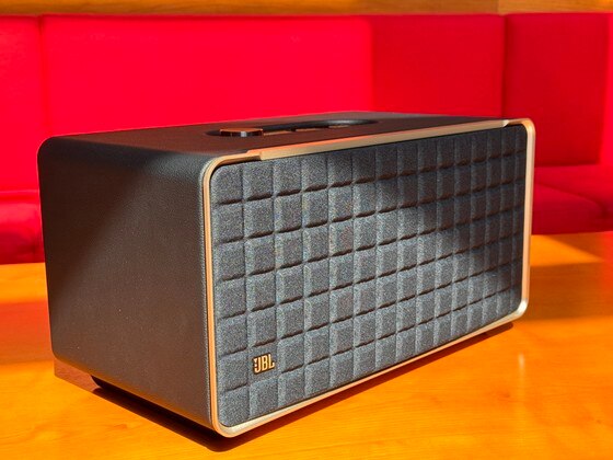 JBL Authentics 500 with the look of a high-end but nostalgic piece of  furniture