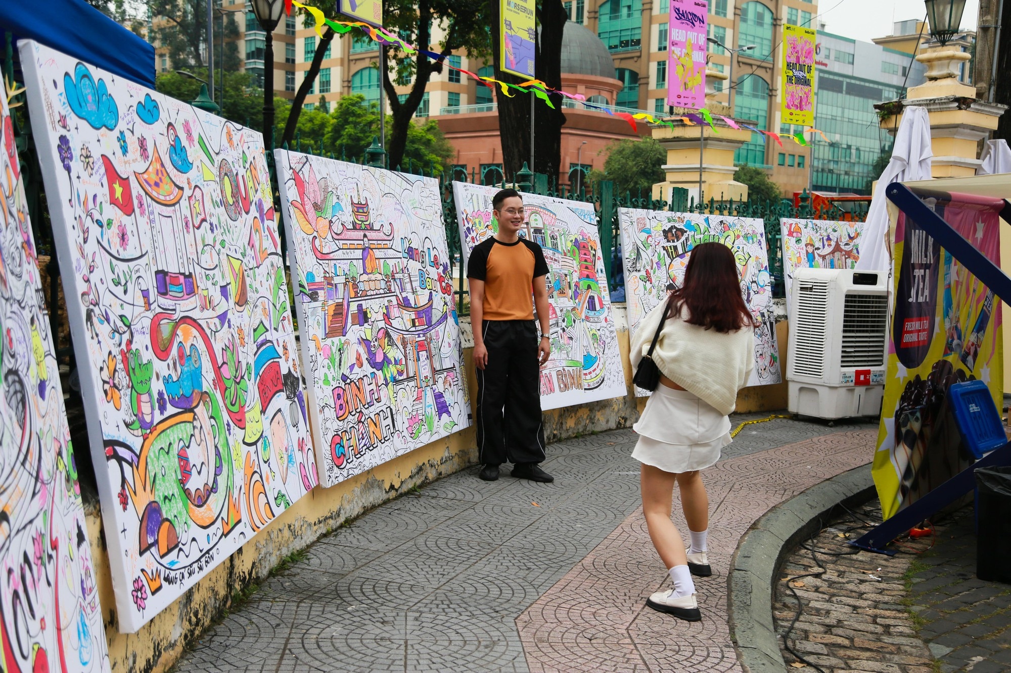 Saigon Urban Street Fest mang hơi thở nghệ thuật đường phố phả vào Sài