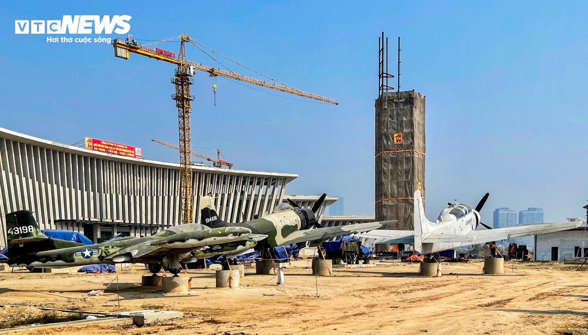 Dự án Bảo tàng Lịch sử Quân sự Việt Nam 2.500 tỷ đồng nhìn từ flycam - 12