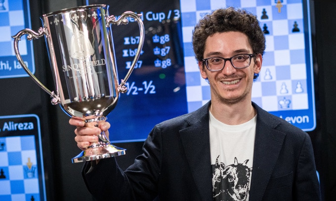 Caruana wins Grand Chess Tour in Bucharest